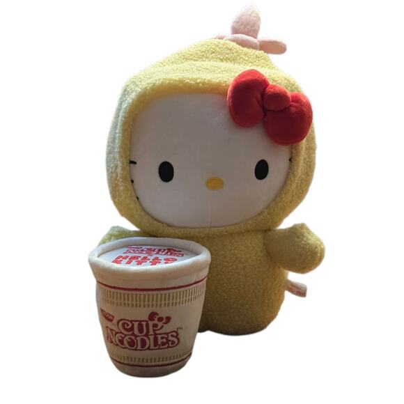 Sanrio Other - Hello Kitty Nissin Cup Noodle Plush Ramen Chicken suit Sanrio 2022 Kidrobot 14"
